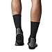 adidas Unisex-US Traxion Menace Crew Football & Basketball Sock (1-Pair), Black/White/Onix/Dark Grey, 9.5-12