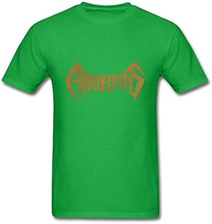 FITTSY Men's Amorphis Logo Short Sleeve T-Shirt Medium Forest Green