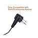 Arama A100M01 G Shape Soft Ear Hook Earpiece Headset with Push To Talk and Microphone for Motorola Talkabout Dual Pin 2 Way Radio