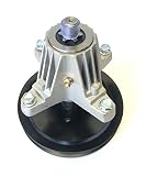 Updated (Threaded mounting Holes w/ bolts) Spindle - Compatible With: MTD Spindle 918-04865A, 618-04636, 918-04636, 618-04636A, 918-04636A