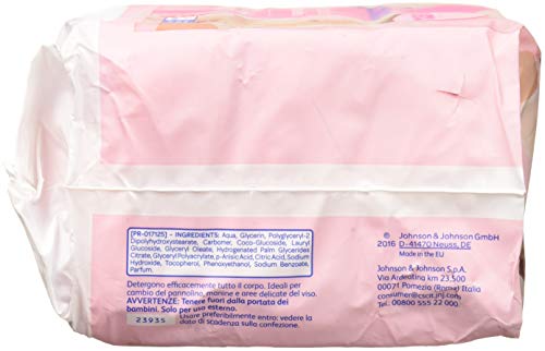Johnson's Baby Skincare Wipes, Gentle Cleansing,56 Count (Pack of 3)