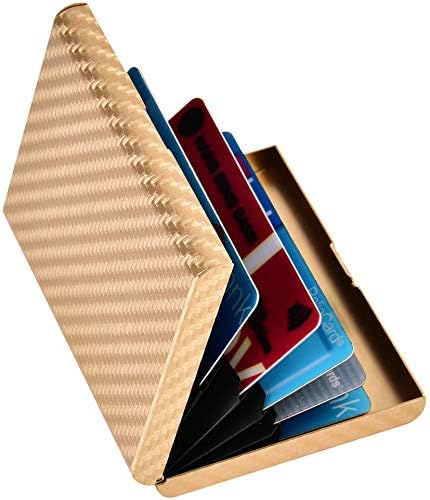 Kinzd Ultra Thin Aluminum Metal Wallet RFID Blocking Credit Card Holder Case