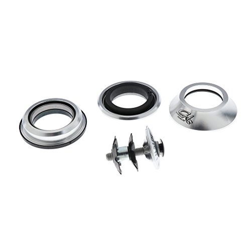 SunniMix 1-1/8" Threadless Mountain Bike Bicycle Headset Sealed Bearing 44mm 2 Colors - Silver - Thumbnail 5