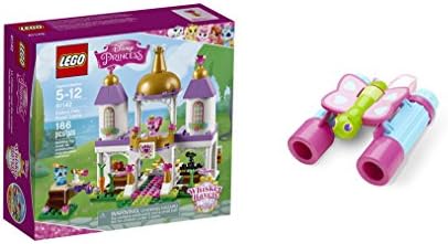 LEGO Disney Princess Palace Pets Royal Castle 186 Pcs &amp; free Gifts Sunny Patch Bixie Butterfly Binoculars (Colors may vary) Toys