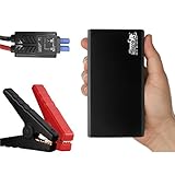 HyperPS QD1 6800mah Multi-function Vehicle Car Jump Starter with Smart Cable Mobile Power Bank Battery Charger Emergency Kit with LED Torch Flashlight for Laptops /Cell Phones (Black)