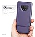 Samsung Galaxy Note 9 Case Purple - Encased Rebel Armor Heavy Duty (Full Body) Protective Cover (2018 Release)