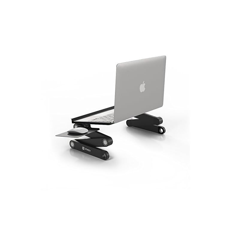 Pwr+ Portable LaptopTableStand with Mouse Pad Fully AdjustableErgonomic MountUltrabook