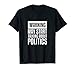 Funny Political T Shirts Gift For Political Junkies: Warning T-Shirt