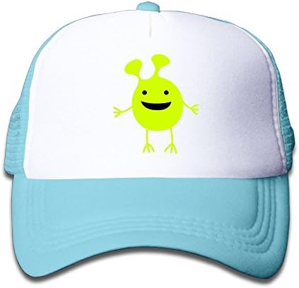 Aiw Wfdnn Mesh Baseball Caps Girl Glitter Yellow Cute Monster Classic Adjustable