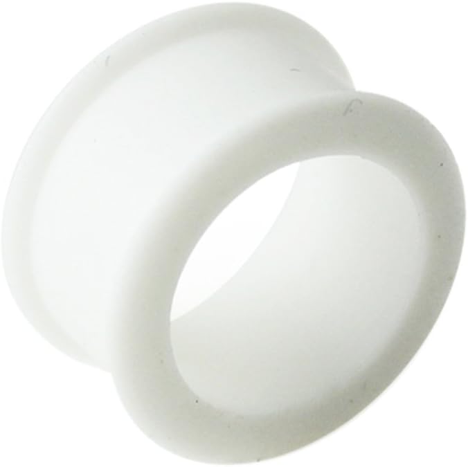 MONSTER PIERCINGSoft and Flexible Silicone Double Flared Tunnel Ear Plug Piercing Jewellery - Sold by Piece