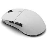 ENDGAME GEAR XM2w 4k v2 Wireless Gaming Mouse White &ndash; 30K DPI Optical Sensor, 4000Hz Polling, Claw-Grip Design for Medium to Large Hands, Lightweight (61.5g)