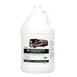 Unique RV DIGEST-IT Holding Tank Treatment Liquid - 64 Treatments - For RV black & gray water tanks. Liquefies sold waste, reduces odor and clogs. Prevents backups, reduces odor, and maintains working