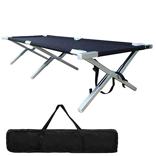 Portable Folding Camping Cot Outdoor Military Aluminum Lightweight Camp