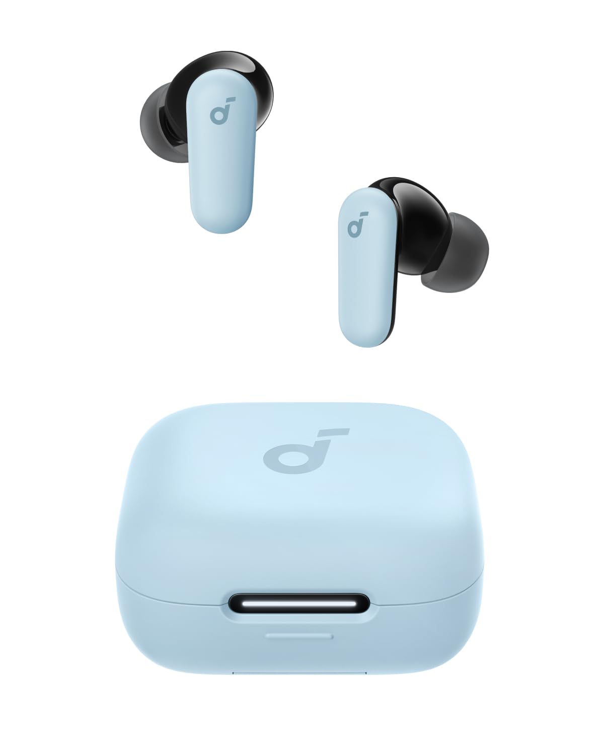 soundcore P30i by Anker Noise Cancelling Earbuds, Strong and Smart Noise Cancelling, Powerful Bass, 45H Playtime, 2-in-1 Case and Phone Stand, IP54, Wireless Earbuds, Bluetooth 5.4 (blue)