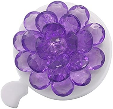 DRBIKE Kids Bike Bell with Plastic Flower, Handlebar Bicycle Bell for Girls & Boys Toddlers, Fits for 22.2mm Handlebar, Ideal Kids Bike Toy Accessories