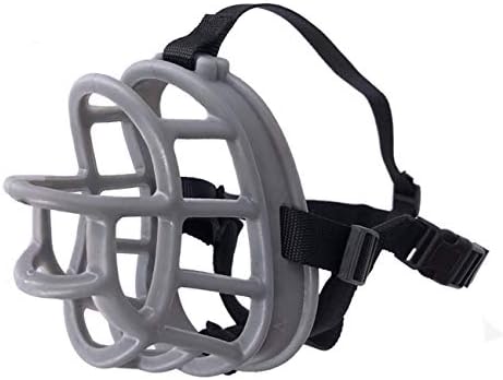 Pettycart Dog Muzzle, Soft Basket Muzzle for Medium Large Dogs, Best to Prevent Biting, Chewing and Barking