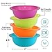 28 Oz Plastic Cereal Bowls, Set of 12 - BPA Free Reusable Colorful Kids Bowls for Cereal, Snack, Soup, Salad, Dessert & Fruit - Shatterproof, Microwave and Dishwasher Safe