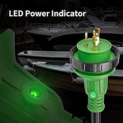 RVMATE Marine Shore Power Boat Adapter, 30amp Male