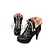 Charm Foot Fashion Womens Platfrom High Heel Western Boots Martin Boots Winter Boots