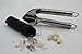 Stainless Steel Garlic Press and Peeler Set – Heavy Duty Garlic Masher, Crusher, Mincer, Presser & Silicone Peeler – Easy to Use Dishwasher Safe – Peel & Mince Fresh Garlic In Seconds - by Inspero