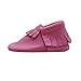Mejale Baby Soft Soled Leather Moccasins Tasssel Slip-on Infant Toddler Shoes Pre-walker,pink,3-6 months