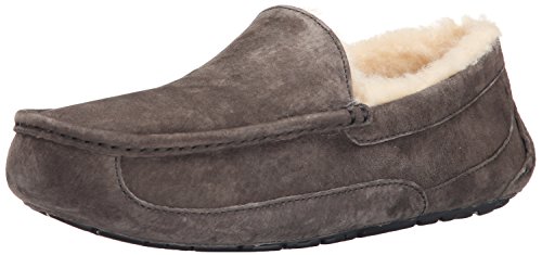 UGG Men's Ascot Slipper, Charcoal, 8 M US