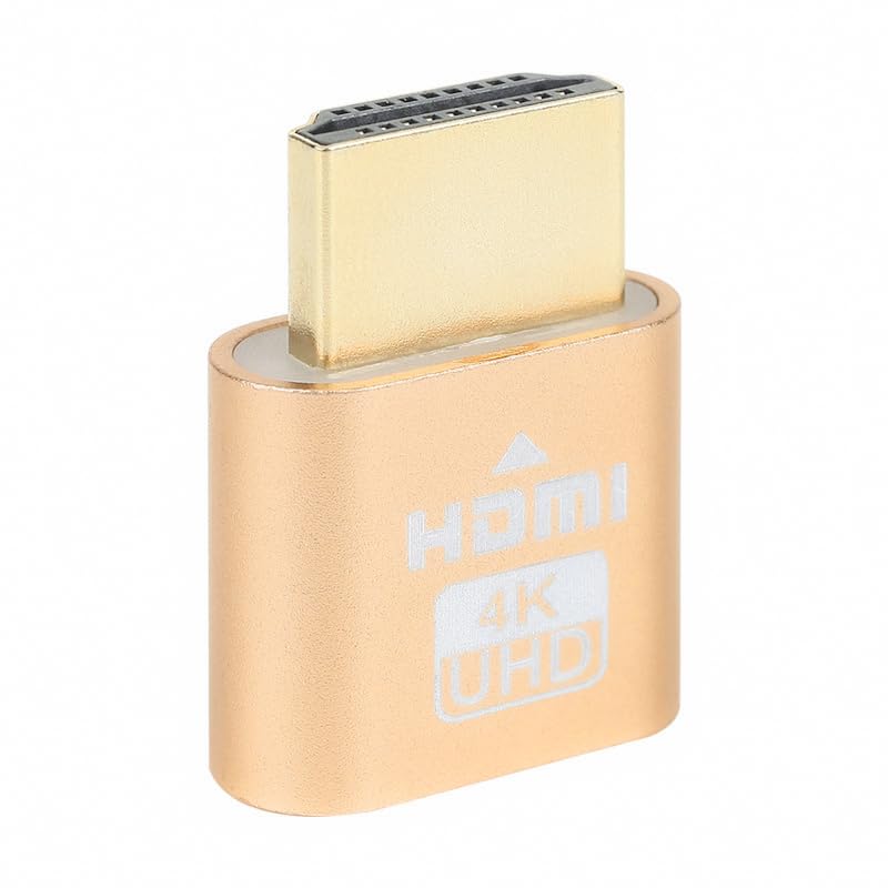 WLGQ 4K HDMI Dummy Load Virtual Plug High Resolution Virtual Monitor Display Emulator Next Generation Headless Display Adapter