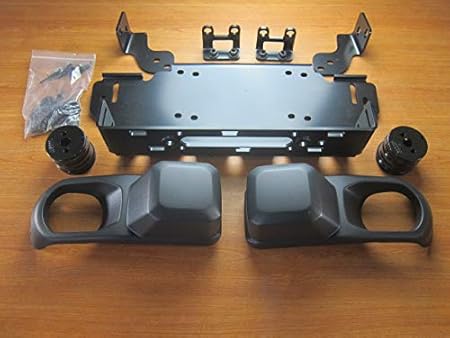 Amazon Mopar 純正品 ジープ Jlラングラー 18年以降現行 ウインチ 取付キット ウインチマウント ウインチプレート 牽引ロープ 車 バイク
