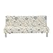 PengXiang Futon Sofa Cover, Slipcover Solid/Muti Color Sofa Bed Covers Full Folding Elastic Armless 80 x 50 inch, Lightweight Stretch Furniture Protector- Pattern-a:80