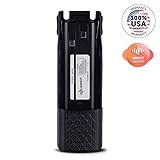 3800 mAh Battery for Baofeng UV82, BL-8 Li ion 7.4V for Two-Way HAM Radio UV-82HP, UV-82HPL, UV-82, UV-82C, UV-82X, Rechargeable Extended Batteries by Mirkit Radio, USA Warranty