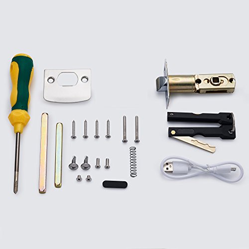 HAIFUAN Security Digital Keyless Code Door Lock, Unlock with Code And Key(HFAM5-R)