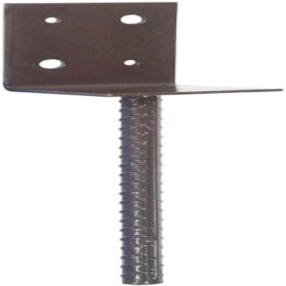 POWAPOST 4 X BPC Fixings Heavy Duty Post Support, 75 mm Length x 75 mm Width x 220 mm Height