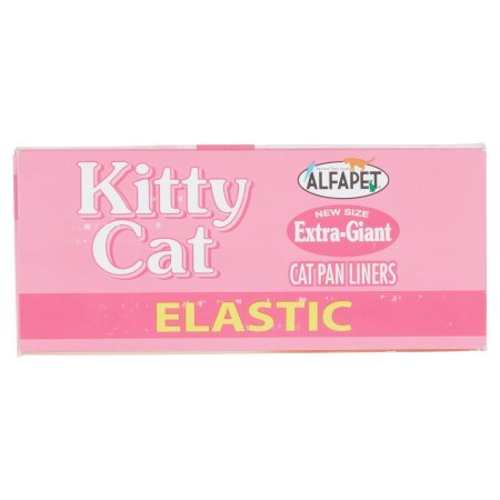 Pack of 4 - Alfapet Kitty Cat Elastic Cat Pan Liners, 10 count - Thumbnail 5
