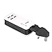 UK USB Power Strip With 4 Ports USB Charging Station Outlets 5V 2.1A-1A 21W Universal Socket UK Plug 100V-240V Compact 5ft Extension Cord Portable Electric Power Strip for Ireland UK Traveling (Black)