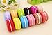 Longpro Realistic Artificial French Macaroons Fake Macaron for Display High Simulation Artificial Dummy Macaroon 12 PCS Studio Photo Prop DIY Decoration Accessories Artificial Dessert Cake Food Toys
