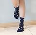 Wish Island Women's 5 Packs Cotton Crew Socks (Yellow Rubber Duck)