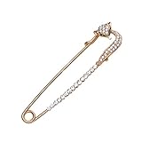 Maikun Womens Diamante Fox Ornament Pin Brooch Breastpin Broach Fashion Jewelry Gift