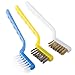 MXY Stove Brush Deep Clean Brush Set Gas Stove Smoke Machine Tool Cleanser Kitchen Detail Brushes Including 1 Stainless Steel Brush, 1 Brass Brush, 1 Nylon Brush