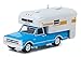 1968 Chevrolet C10 Cheyenne Truck with Silver Streak Camper, Hobby Exclusive, Chrome Accents, Metal Chassis, Real Rubber Tires, True-to-Scale Detail, Limited Edition,