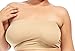 PLUS SIZE BANDEAU TUBE BRA - SEAMLESS! MANY COLORS! FITS 1X-2X-3X_Khaki
