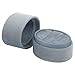 Koyal Wholesale Double Oval Velvet Ring Box, Vintage Wedding Ceremony Ring Box with Detachable Lid, 2 Piece Engagement Ring Box Holder, Proposal Idea, Slim Ring Box with Cushion (Vintage Blue)