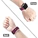 Wepro Bands Compatible with Fitbit Versa SmartWatch, Watch Silicone Replacement Band for Women Men Kids, Small, Fuchsia on Black