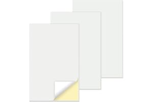 suituts 150 Sets 5.5X8.5 Inches Blank Carbonless Notepad, 2-Part Blank Carbonless Lab Notebook, Carbon Duplicate Copy Paper (50 Sets each Pad, 3 Pads)