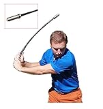 Indoor Golf Swing Training Aid, Compact Flexible Shaft, Weighted Club Head, Golf Gift