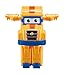 Super Wings US720040D Transforming Toy Figures, Poppa Wheel, Dizzy, Jett, & Donnie, 2'' Scale