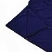 OSAGE RIVER Sleeping Bag Liner, Microfiber Fleece Travel Sheet Sleep Sack for Camping Travel Backpacking, Lightweight Zippered Sleeping Bag Inner Liner, Adults & Kids, Navy Blue