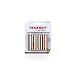 4 pcs Tenergy 3.7V 800mAh Protected 14500 Rechargeable Li-ion Battery Button Top 2.96Wh for LED Flashlights Q5, S15, EA11, J5, LD11, SK68
