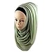 Weixinbuy Elegant Style Sheer Chiffon Lurex Muslim Long Scarf Hijab