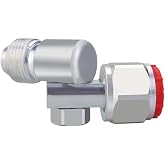 Airless Paint Spray Gun Swivel Joint Compatible with Graco 235486 7/8 Inch Thread 360 Degree Rotation