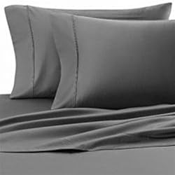 Egyptian Park Real 400-Thread-Count Super Soft Zipper Closure Designer 1-Piece Luxury Duvet Cover Twin Extra Long Solid Elephant Gray